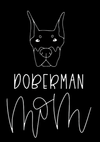 Doberman Mom or Custom Name - Vinyl Decal