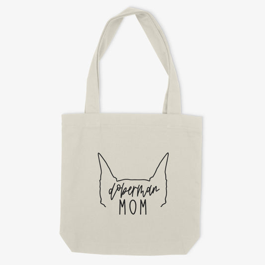 Doberman Mom or Custom Name Ears - Tote