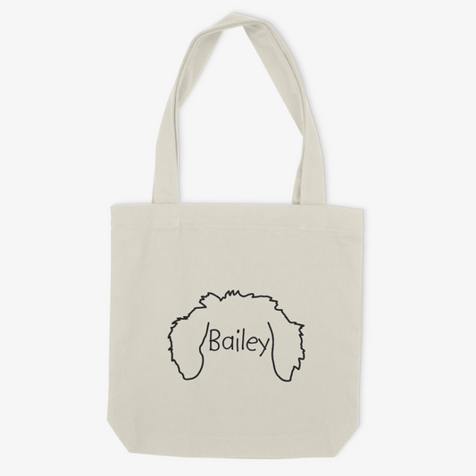 Doodle Mom or Custom Name Ears - Tote