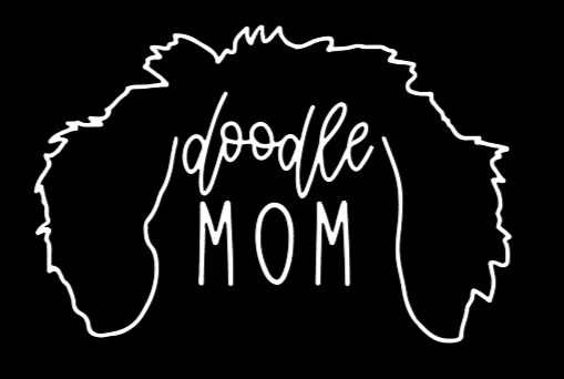 Doodle Mom or Custom Name Ears - Vinyl Decal