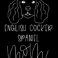 English Cocker Spaniel Mom or Custom Name - Vinyl Decal