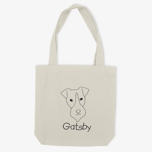 Fox Terrier Mom or Custom Name - Tote