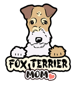 Fox Terrier Mom - Sticker