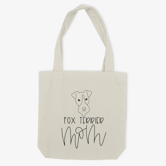 Fox Terrier Mom or Custom Name - Tote