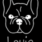 Frenchie Mom or Custom Name - Vinyl Decal
