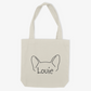 French Bulldog Mom or Custom Name Ears - Tote