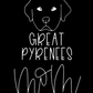 Great Pyrenees Mom or Custom Name - Vinyl Decal