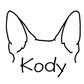 German Shepherd Mom or Custom Name Ears - Vinyl Decal