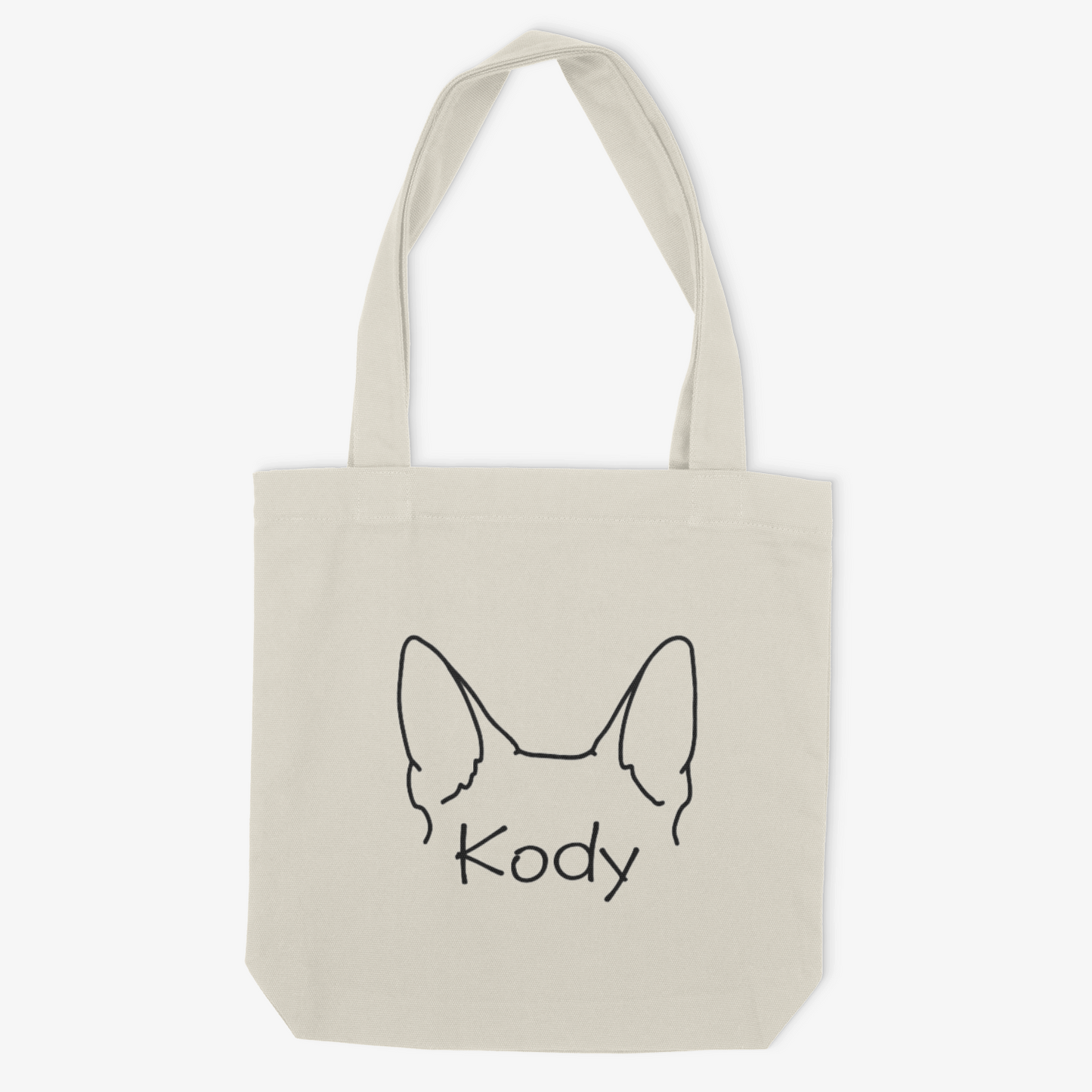 German Shepherd Mom or Custom Name Ears - Tote