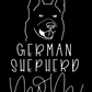 German Shepherd Mom or Custom Name - Vinyl Decal