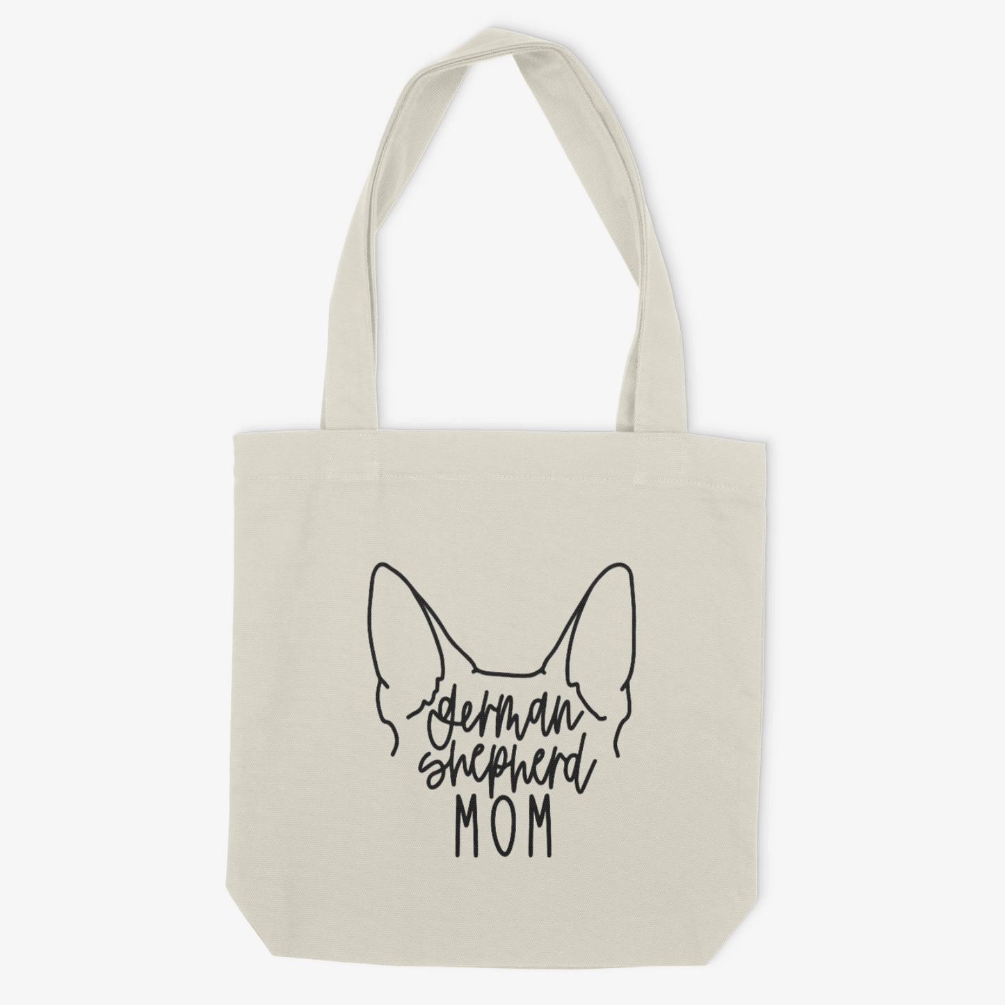 German Shepherd Mom or Custom Name Ears - Tote