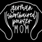 German Shorthaired Pointer Mom or Custom Name Ears - Vinyl Decal