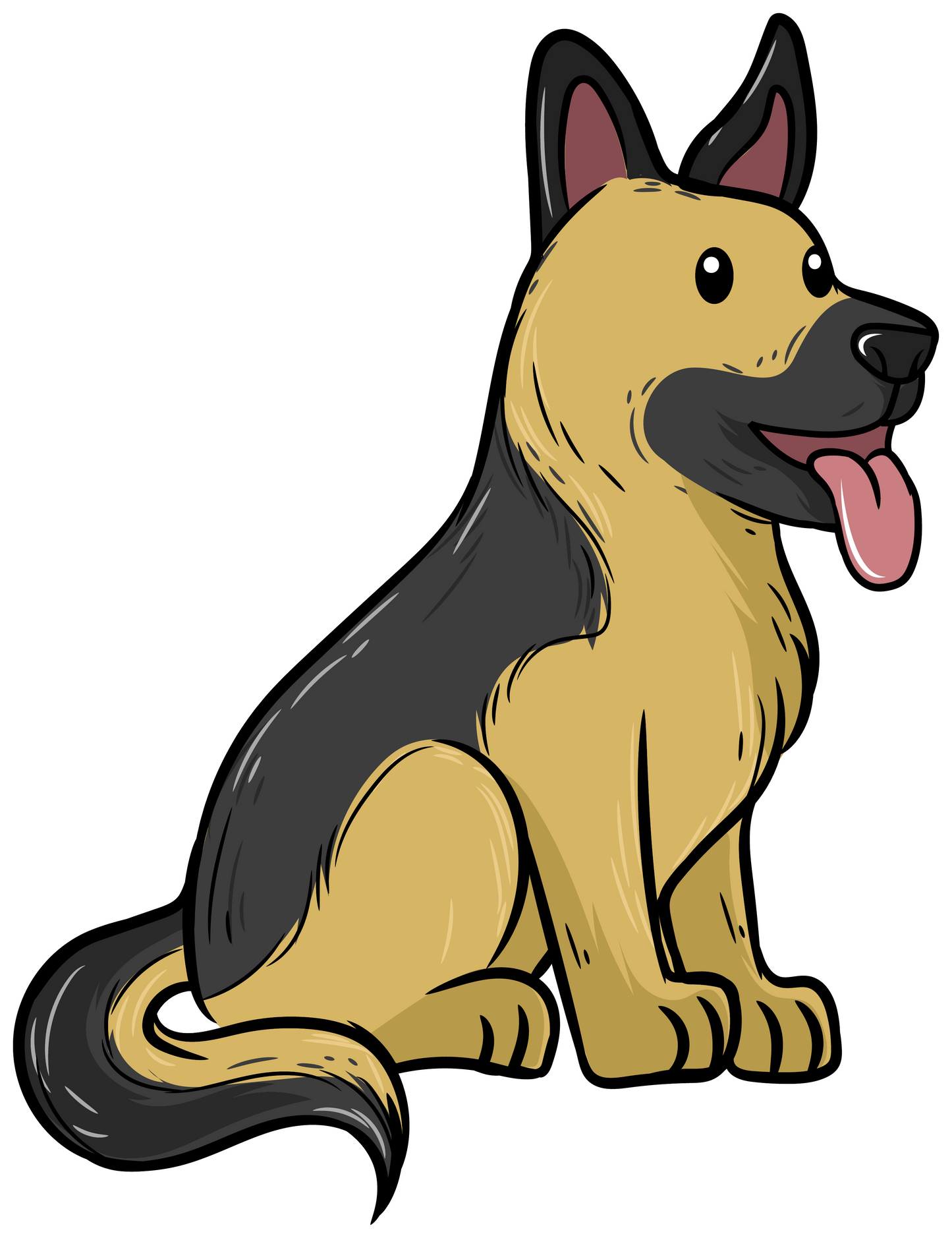 German Shepherd - Sticker