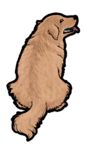 Golden Retriever Sticker #2