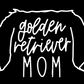 Golden Retriever Mom or Custom Name Ears - Vinyl Decal