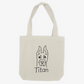 Great Dane Mom Cropped or Custom Name - Tote
