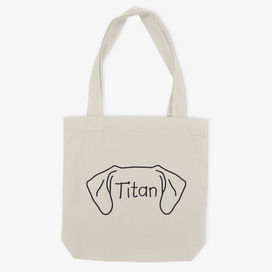 Great Dane Mom or Custom Name Ears - Tote