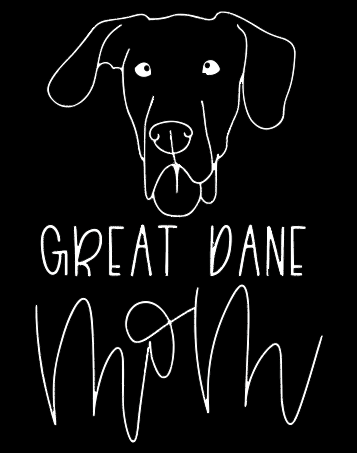 Great Dane Mom or Custom Name - Vinyl Decal