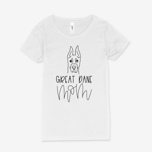 Great Dane Mom Cropped - Women's Tee/Tank