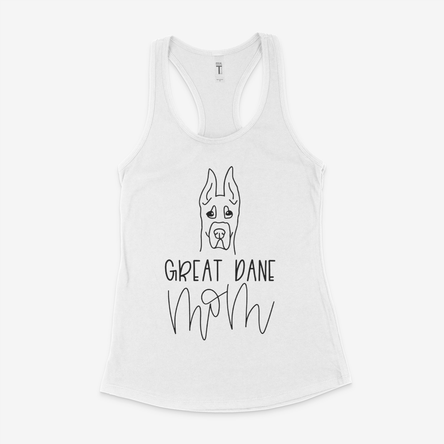 Great Dane Mom Cropped - Women's Tee/Tank