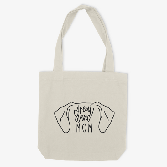 Great Dane Mom or Custom Name Ears - Tote