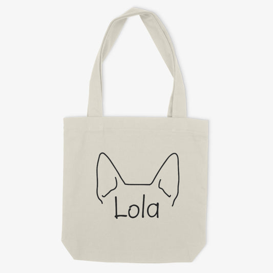 Heeler Mom or Custom Name Ears - Tote