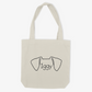 Jack Russell Mom or Custom Name Ears - Tote