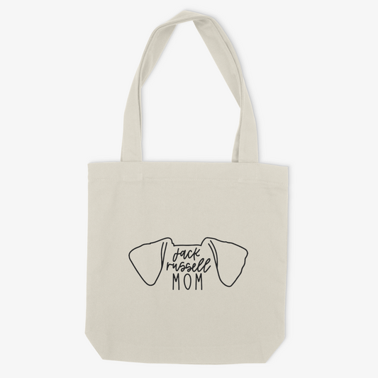 Jack Russell Mom or Custom Name Ears - Tote