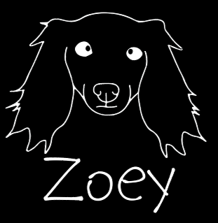 Long Haired Dachshund Mom or Custom Name - Vinyl Decal