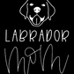 Labrador Mom or Custom Name - Vinyl Decal