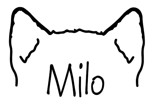 Malamute Mom or Custom Name Ears - Vinyl Decal