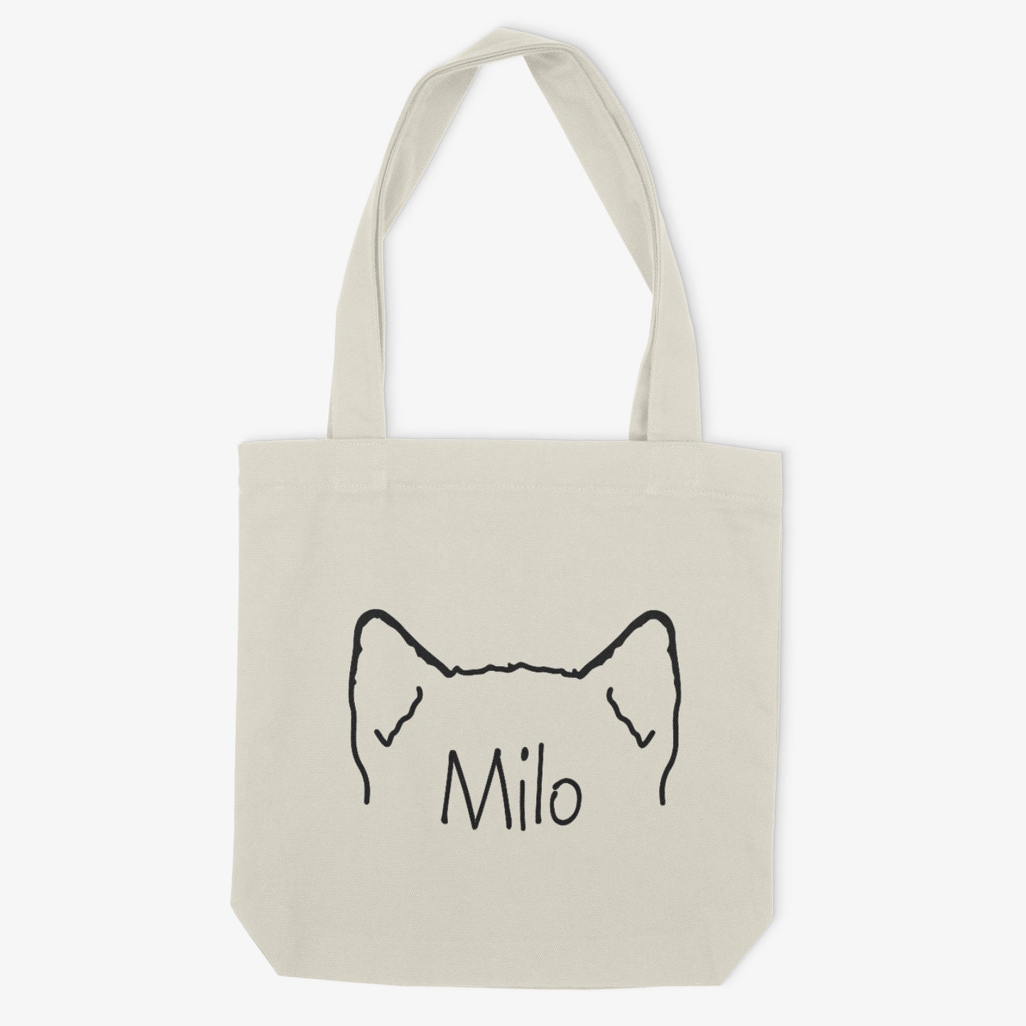 Malamute Mom or Custom Name Ears - Tote Bag