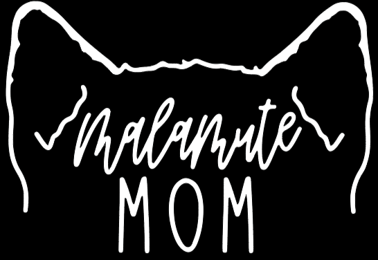 Malamute Mom or Custom Name Ears - Vinyl Decal