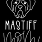 Mastiff Mom or Custom Name - Vinyl Decal