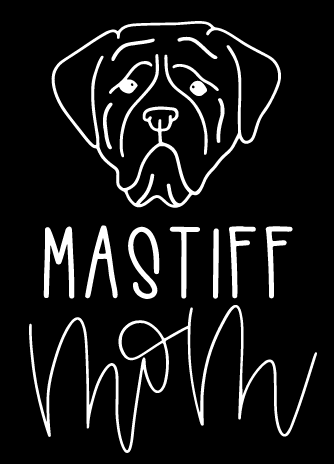 Mastiff Mom or Custom Name - Vinyl Decal