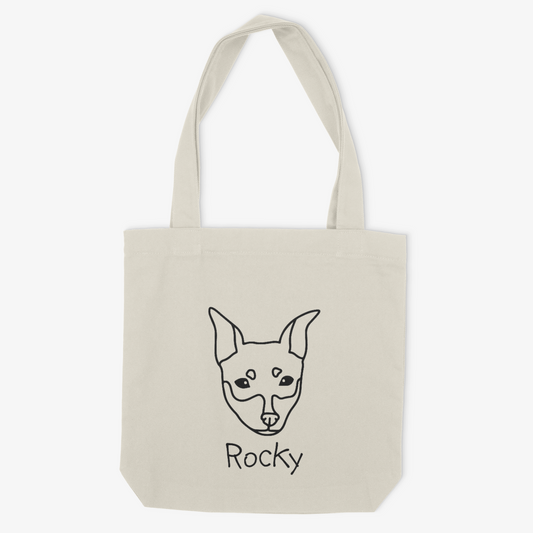 Min Pin Mom or Custom Name - Tote