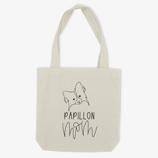 Papillon Mom or Custom Name - Tote