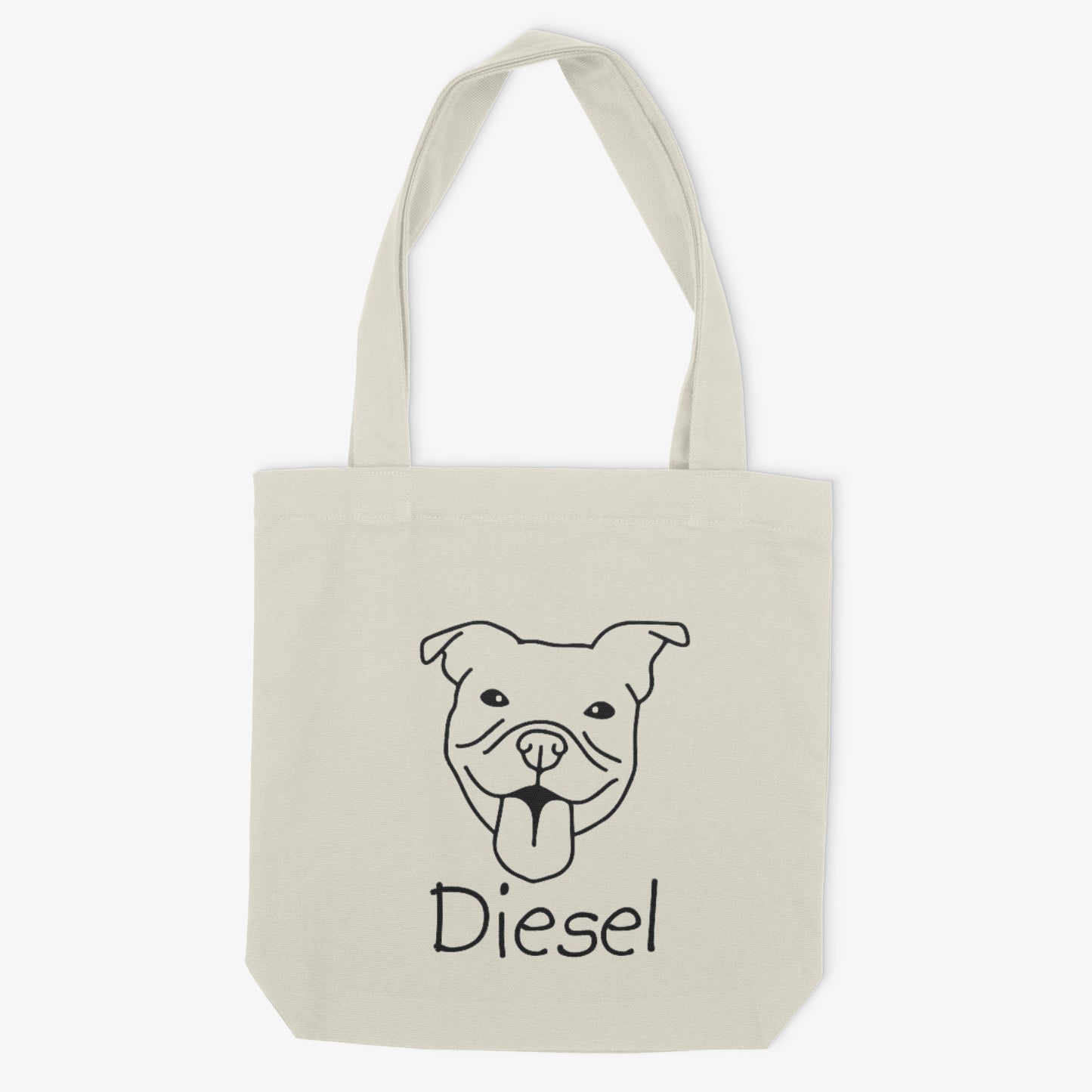 Pitbull Mom or Custom Name - Tote