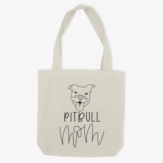 Pitbull Mom or Custom Name - Tote