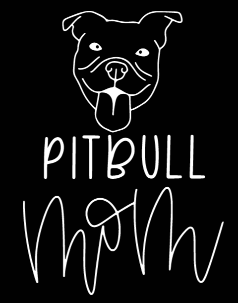 Pitbull Mom or Custom Name- Vinyl Decal