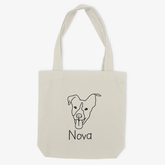 Pitsky Mom or Custom Name - Tote