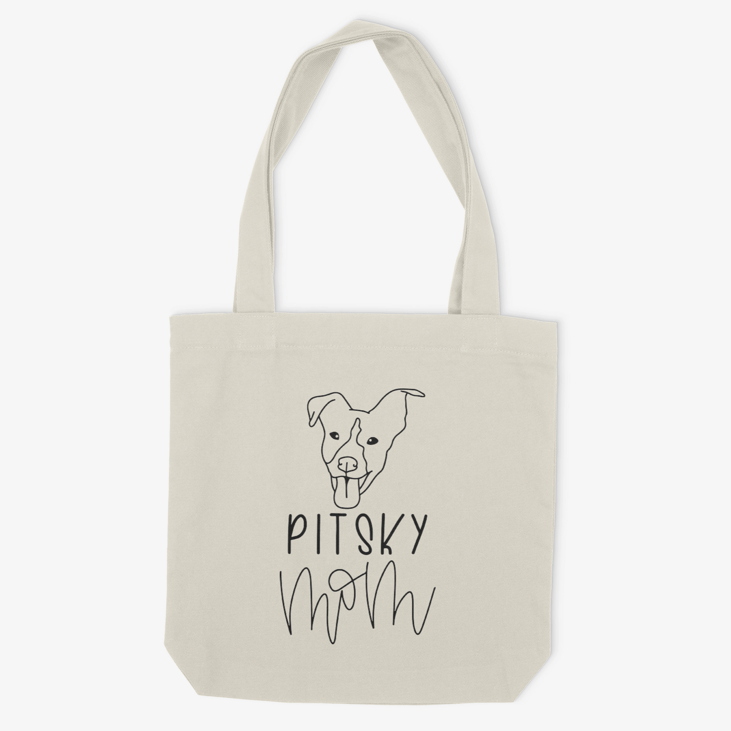 Pitsky Mom or Custom Name - Tote