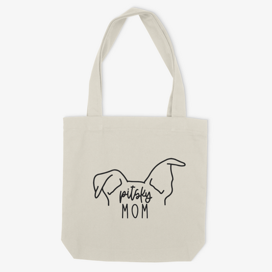 Pitsky Mom or Custom Name Ears - Tote