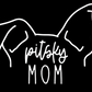 Pitsky Mom or Custom Name Ears - Vinyl Decal
