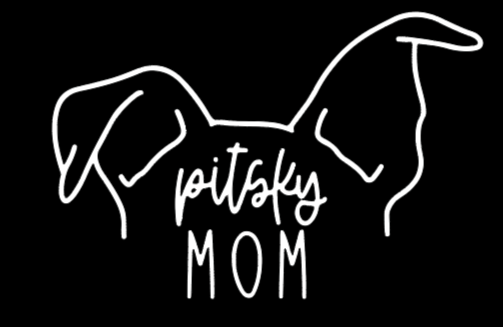 Pitsky Mom or Custom Name Ears - Vinyl Decal