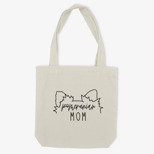 Pomeranian Mom or Custom Name Ears - Tote