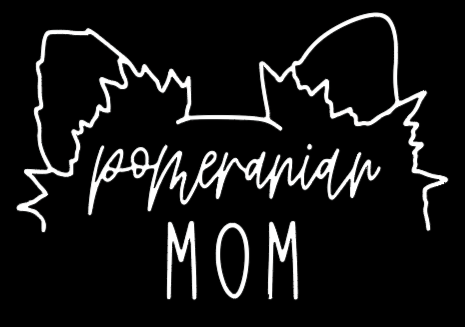 Pomeranian Mom or Custom Name Ears - Vinyl Decal