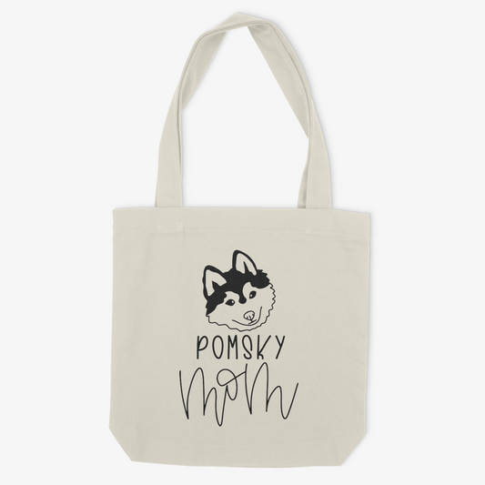 Pomsky Mom or Custom Name - Tote