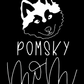 Pomsky Mom or Custom Name - Vinyl Decal