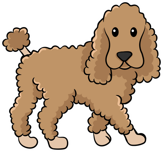 Poodle Sticker